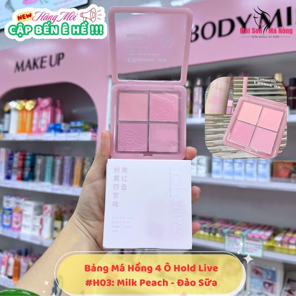 Bảng Má Hồng 4 Ô Hold Live HL707