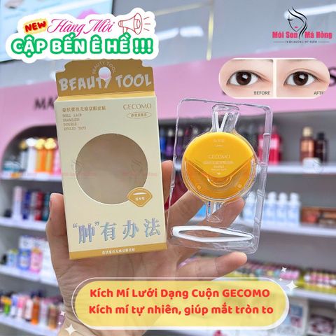 GECOMO Miếng Dán Kích Mí Cuộn Sẵn Keo Double Beauty Tool 120m