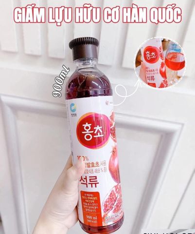 Nước Giấm Uống Daesang Hỗ Trợ Giảm Cân Hương Lựu 900ml.