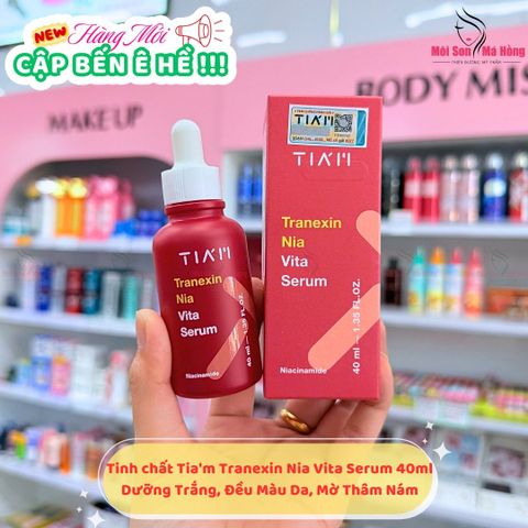 (Mẫu mới) Tinh Chất Dưỡng Trắng, Mờ Thâm Tiam Tranexin Nia Vita Serum 40ml