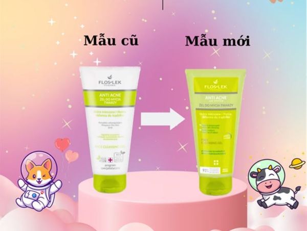 Sữa Rửa Mặt Floslek Pharma Anti Acne Face Cleansing Gel 200mL