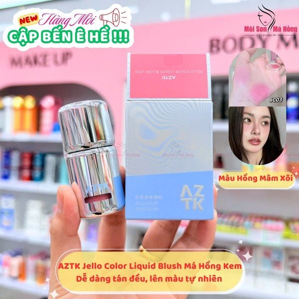 AZTK Jello Color Liquid Blush Má Hồng Kem