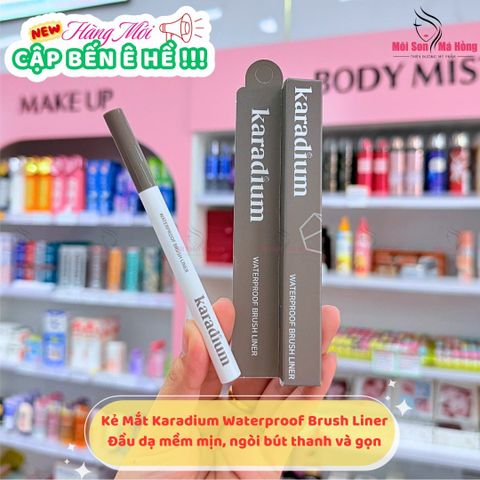 Bút Kẻ Mắt Nước Karadium Waterproof Brush Liner Black