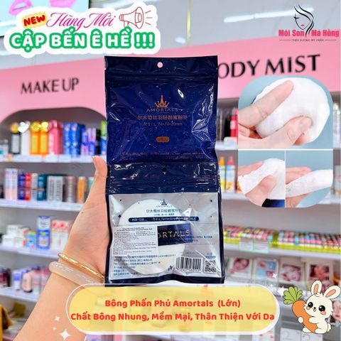 Bông Phấn phủ lớn  Amortals Triple A Pressed Powder Puff