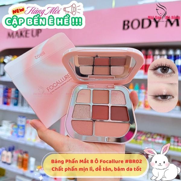 Bảng Phấn Mắt 8 Ô Focallure 8 Pan Pressed Powder Palette