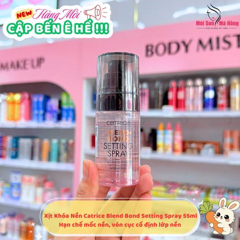 New Catrice Xịt Cố Định Trang Điểm Blend & Bond 50ml