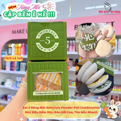 Lẻ 1 mút Amortals Powder Puff Combination