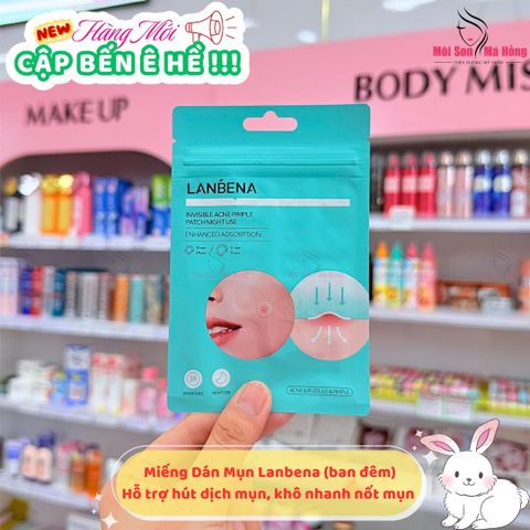 Miếng Dán Mụn Lanbena Invisible Acne Pimple Patch Hỗ Trợ Giảm Mụn, Làm Dịu Da