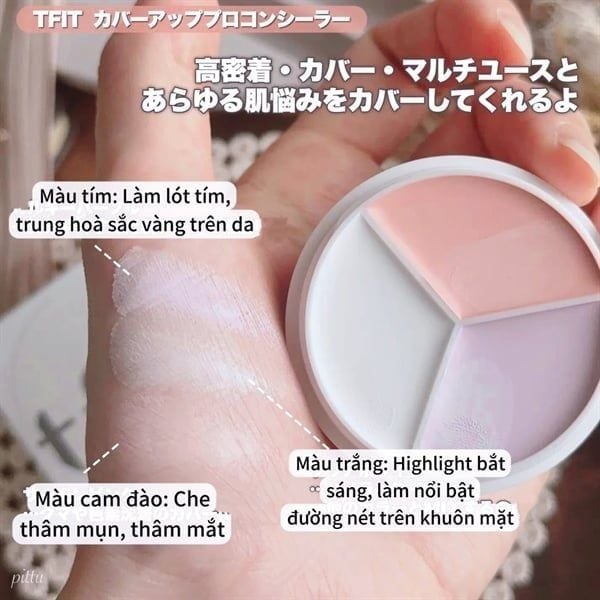 Che khuyết điểm Tfit Cover Up Pro Concealer #B01 CORRECTOR
