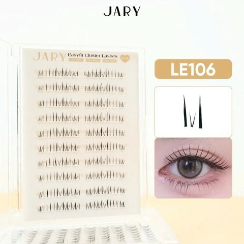 Lông Mi Cụm Sẵn Keo 10 Hàng Jary Easyfit Cluster Lashes