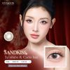 1 bên Lens cận khóa ẩm VIVIMOON màu Sandkiss kính áp tròng hạn sử dụng 1 tháng - 0 độ