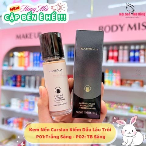 Kem Nền Carslan Lasting Cover Foundation 30g