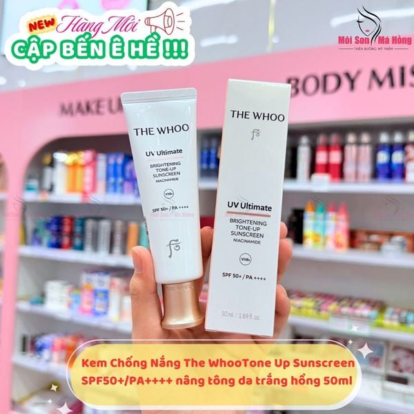 Kem Chống Nắng Nâng Tone Whoo Radiant White Tone Up Sunscreen 50ml