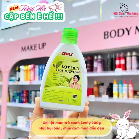 Chai Gel lột mụn trà xanh 200gr