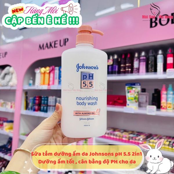 Sữa tắm dưỡng thể dầu hạnh nhân Johnsons pH5.5 750ml