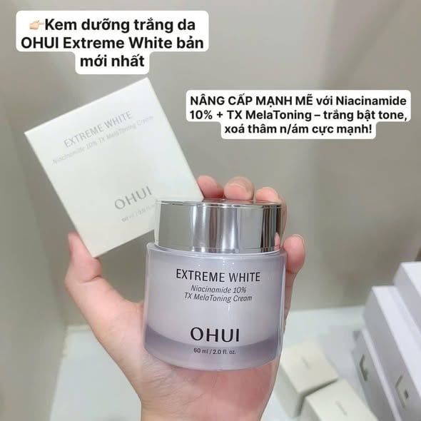 (CÔNG TY) Kem Dưỡng Trắng Da Ohui Extreme White Niacinamide 10% TX Melatoning 60ml
