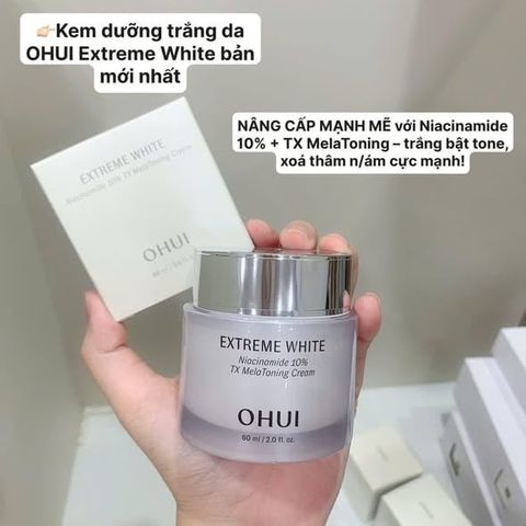 (CÔNG TY) Kem Dưỡng Trắng Da Ohui Extreme White Niacinamide 10% TX Melatoning 60ml