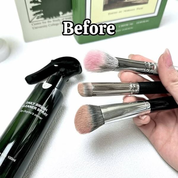 Dung Dịch Xịt Giặt Cọ Khô Daily Brush by DuyVu's Corner Nước Làm Sạch Cọ 100ml