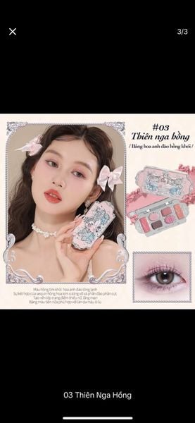 Phấn Mắt Thiên Nga Swan Ballet Flower Knows #03 Pink Swan