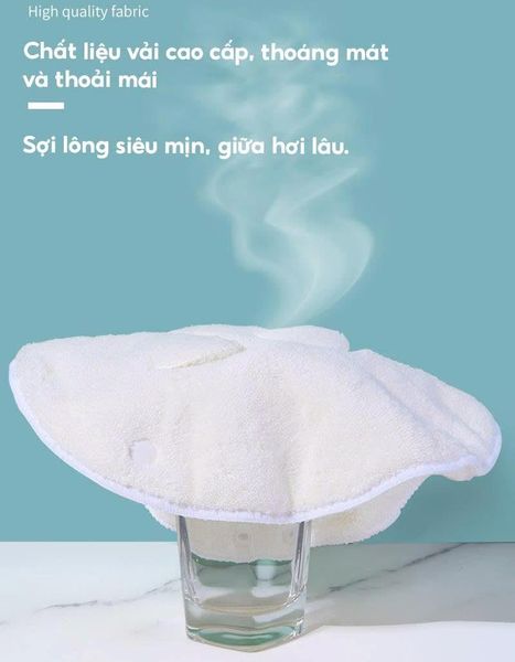 Khăn Mặt Nạ Chườm Nóng Lạnh Có Dây Đeo Làm Thư Giãn, Giảm Sưng Hàn Quốc