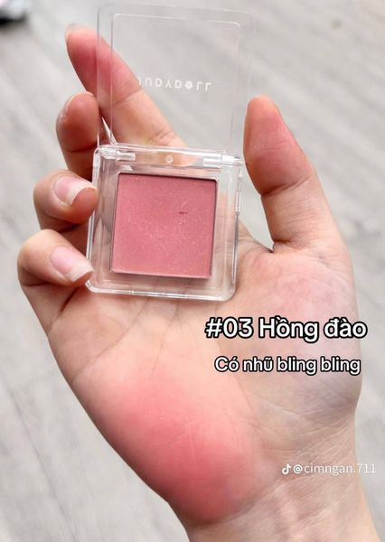 Phấn Má Hồng Đơn Sắc Lên Màu Chuẩn Judydoll Blush Powder  2G
