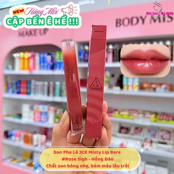 [NEW] Son Pha Lê 3CE Misty Lip Bare