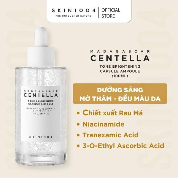 Tinh chất dưỡng sáng da chuyên sâu Skin1004 Madagascar Centella Tone Brightening Capsule Ampoule 50ml
