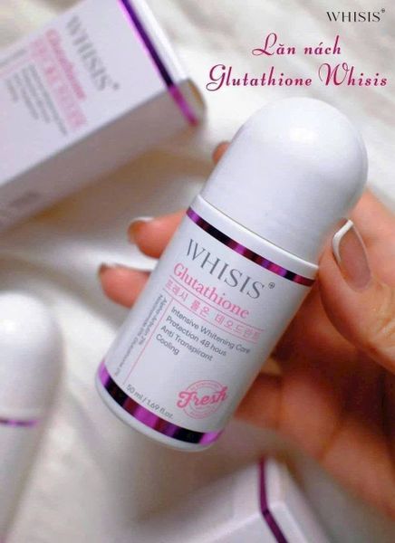 Lăn Khử Mùi Whisis Glutathione Fresh Roll On Deodorant Hàn Quốc 50ml