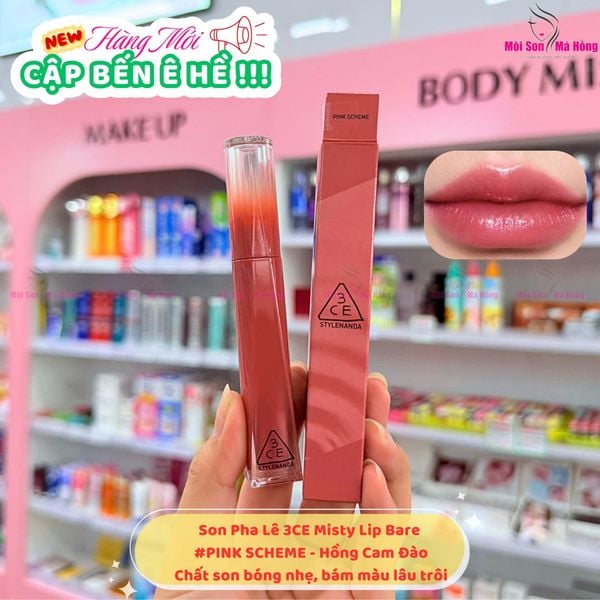 [NEW] Son Pha Lê 3CE Misty Lip Bare