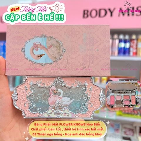 Phấn Mắt Thiên Nga Swan Ballet Flower Knows #03 Pink Swan