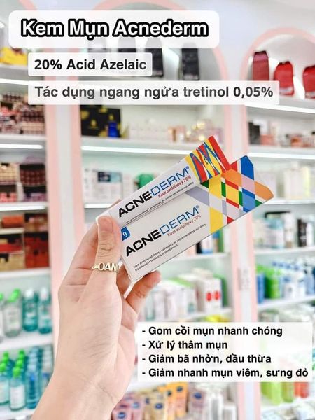 Kem Trị Mụn, Mờ Thâm Acne Derm Kwas Azelainowy 20% 20gr