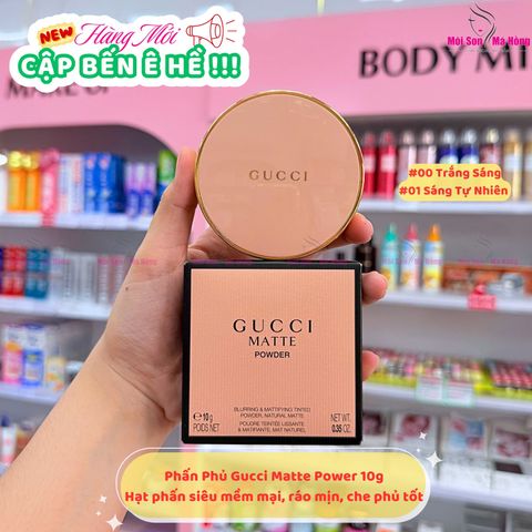 NEW Phấn Phủ Gucci Matte Powder Blurring & Mattifying Tinted Powder 10G