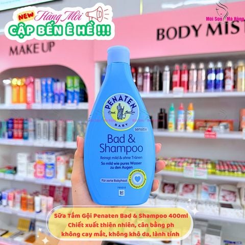 Sữa tắm Penaten (có thể gội) chống cảm cho bé Đức 400ml cho trẻ từ sơ sinh