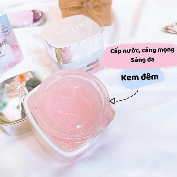 Kem Dưỡng L'Oreal Sáng Mịn Mờ Thâm Nám Ban Đêm 50ml Glycolic-Bright Glowing Cream Night