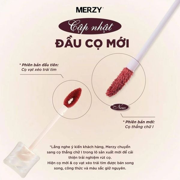NEW] Son Phao Kem Lì Mềm Mịn Như Bơ, Lâu Trôi Merzy Puffer Mellow Tint 3.7g