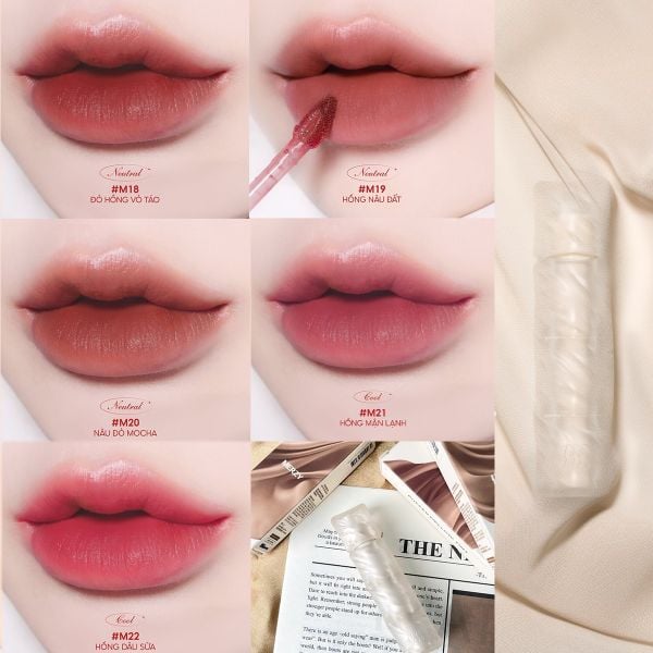 NEW] Son Phao Kem Lì Mềm Mịn Như Bơ, Lâu Trôi Merzy Puffer Mellow Tint 3.7g