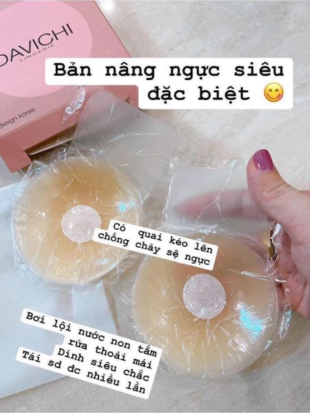 Miếng Dán Ngực Davichi Nhiệt Tự Thân 2 Cặp/ Hộp
