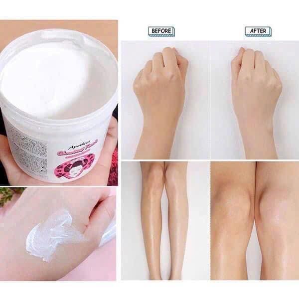 Kem ủ trắng da Apatheia Glowing Pack 500g cô gái Nhật