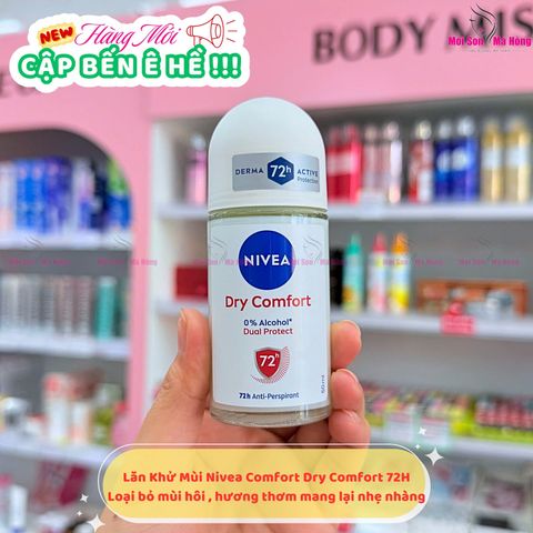 Lăn khử mùi Nivea Dry Comfort 72h 50ml
