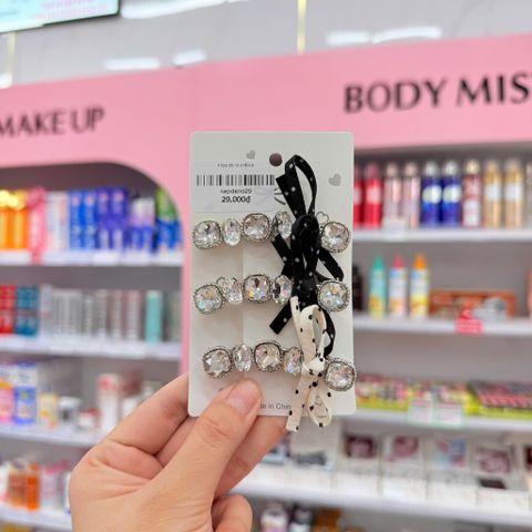 1 Kẹp đá nơ chấm bi