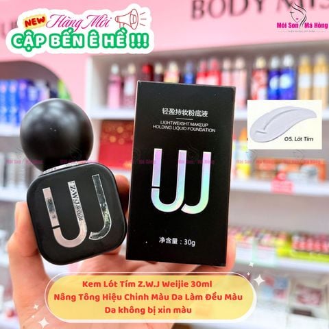 [Bản Nâng Cấp ]Kem Nền Và Kem Lót Z.W.J Weijie Lightweight Makeup Holding Liquid 30ml