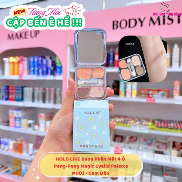 HOLD LIVE Bảng Phấn Mắt 4 Ô Peng-Peng Magic Eyelid Palette