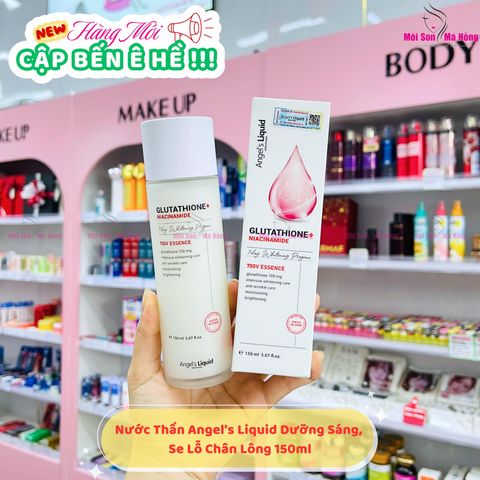 Nước Dưỡng Angel's Liquid Glutathione Plus Niacinamide 700V Essence Dưỡng Sáng, Se Lỗ Chân Lông 150ml