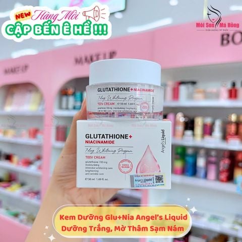 Kem Dưỡng Angel's Liquid Dưỡng Sáng Da, Mờ Thâm Nám 50ml Glutathione Plus Niacinamide 700 V Cream