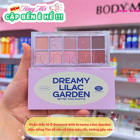 Phấn Mắt 10 Ô Romand Better Than Palette #09 Dreamy Lilac Garden