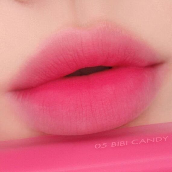 Son kem lì Romand Blur Fudge Tint 05 Bibi Candy 5g - Hồng Baby