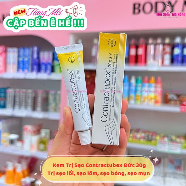 Gel Contractubex Merz điều trị sẹo lồi, sẹo phì đại