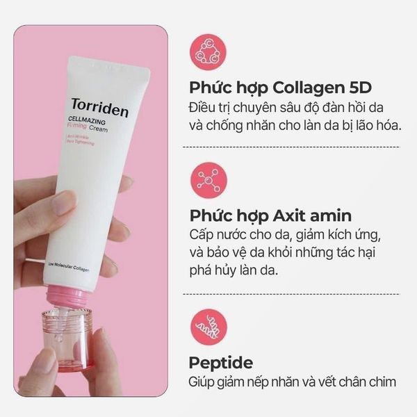 Kem Dưỡng Chống Lão Hóa, Phục Hồi Da Torriden Cellmazing Firming Cream 60ml