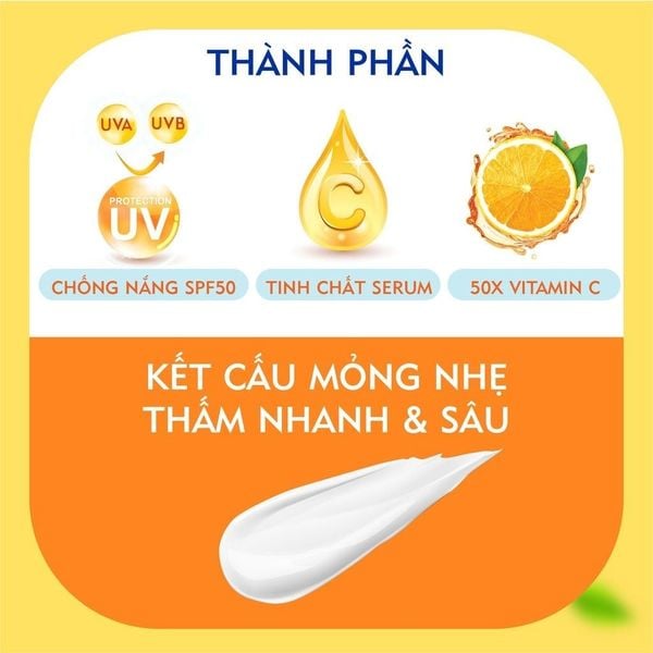 Tinh Chất Dưỡng Thể Nivea Extra Bright Super C+ Vitamin Serum SPF50 PA+++ Giúp Sáng Da 170ml