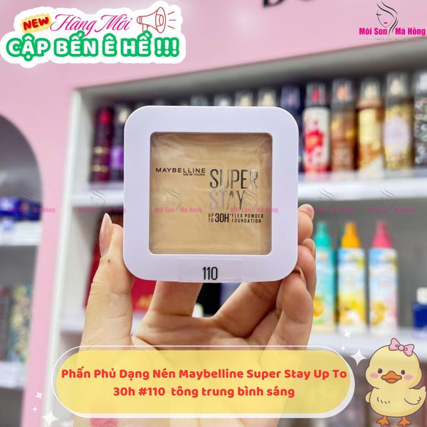 (CÔNG TY) Phấn Phủ Maybelline Dạng Nén Super Stay Up To 30H Flex 9g